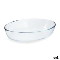 Ovenschaal Pyrex Classic Vidrio Transparant Glas Ovaalvormig 30 x 21 x 7 cm (4 Stuks)