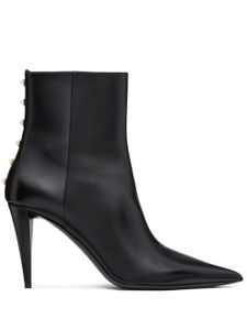 Valentino Garavani bottines Rockstud 90mm en cuir - Noir