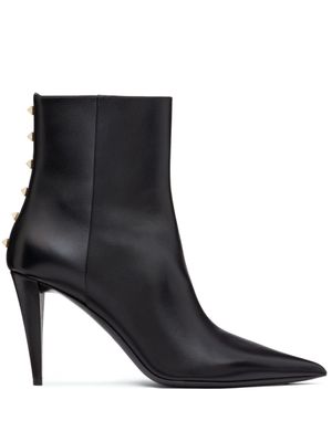 Valentino Garavani bottines Rockstud 90 mm - Noir