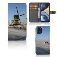 Motorola Moto G22 | Flip Cover | Schaatsers