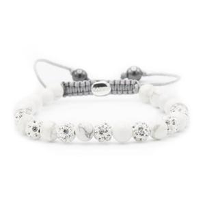 Karma Armband Spiral Silvermoon White Crystal