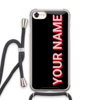 Namecase: iPhone 7 Transparant Hoesje met koord