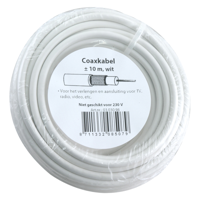 Q-Link Coaxkabel | 3C2V | 75 ohm | 10 m | Ø5 mm² | Wit - 03.030.98