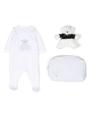 Givenchy Kids trousseau de naissance à manches longues - Blanc