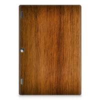 Lenovo Tab 10 | Tab 2 A10-30 Silicone Tablet Hoes Donker Hout Lenovo Tab 10 | Tab 2 A10-30 Silicone Tablet Hoes Donker Hout