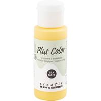 Plus Color acrylverf, crocus yellow, 60 ml/ 1 fles