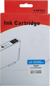 Huismerk Brother LC-3235XLC cartridge cyaan