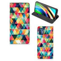 Motorola Moto G9 Plus | Hoesje met Magneet | Geruit