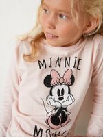Disney Minnie® meisjes t-shirt met lange mouwen roze met animatie - thumbnail