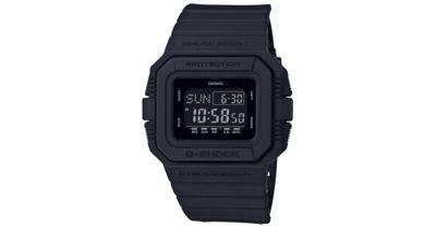 Horlogeband Casio dw-d5500bb / 10577415 Kunststof/Plastic Zwart