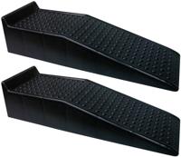 Kunststof oprijbruggen - zwart - set van 2 stuks (Hoogte 17cm) HBA45 Kunststof oprijbruggen - zwart - set van 2 stuks (Hoogte 17cm) HBA45