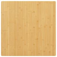 Tafelblad 90x90x2,5 cm bamboe