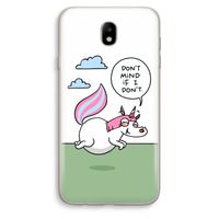 Unicorn: Samsung Galaxy J7 (2017) Transparant Hoesje Unicorn: Samsung Galaxy J7 (2017) Transparant Hoesje