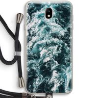Zee golf: Samsung Galaxy J7 (2017) Transparant Hoesje met koord