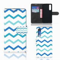 Huawei P30 | Telefoon Hoesje | Zigzag Blauw
