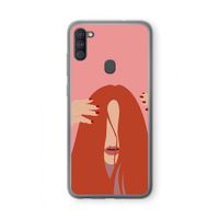 Woke up like this: Samsung Galaxy A11 Transparant Hoesje