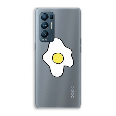 Spiegelei: Oppo Find X3 Neo Transparant Hoesje