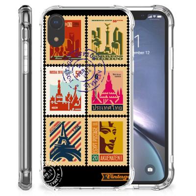 Apple iPhone Xr Telefoonhoesje met valbescherming Postzegels Apple iPhone Xr Telefoonhoesje met valbescherming Postzegels