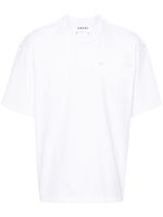 sacai t-shirt en coton à détails de coutures - Blanc - thumbnail