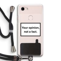 Your opinion: Pixel 3 Transparant Hoesje met koord