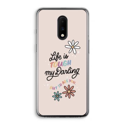 Tough Life: OnePlus 7 Transparant Hoesje