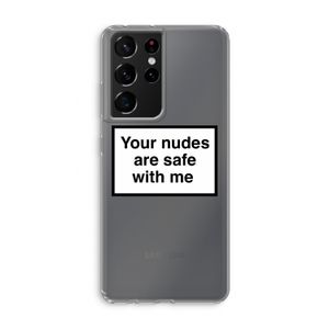 Safe with me: Samsung Galaxy S21 Ultra Transparant Hoesje