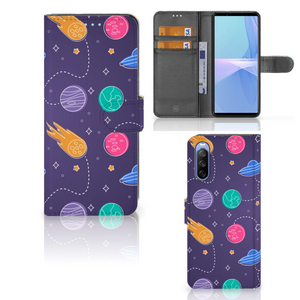 Sony Xperia 10 III Wallet Case met Pasjes Space