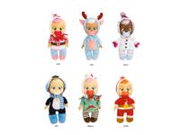 Cry Babies Kleine Knuffel in kerstkleding