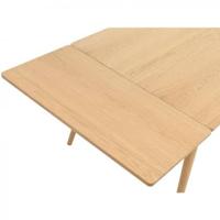 Nordic Home Ivar eiken tafelblad verlengstuk - 90x45 cm - naturel