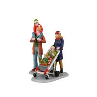 Lemax - 'Family Holiday Shopping Spree' - Figuur - thumbnail