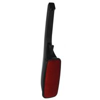 Kledingborstel/ontpluizer/pluizenverwijderaar - zwart/rood - inklapbaar - 33 cm   -