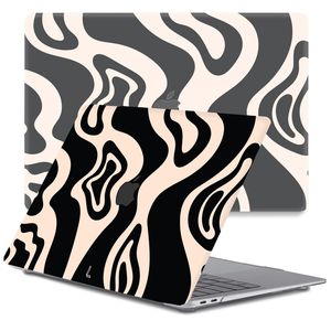 Lunso MacBook Air 13 inch M1 (2020) cover hoes - case - Vanilla Swirl