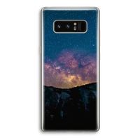 Travel to space: Samsung Galaxy Note 8 Transparant Hoesje