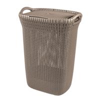 Curver knit wasbox 57 liter bruin