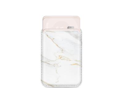 MIO by Mobilize MIO White Marble Magsafe Compatible Card Holder