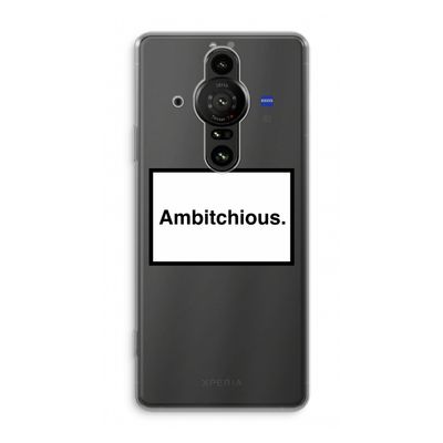 Ambitchious: Sony Xperia Pro-I Transparant Hoesje