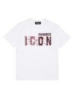 DSQUARED2 KIDS t-shirt en coton à logo imprimé - Blanc