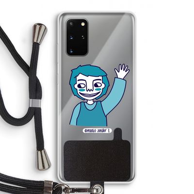 Zwaai: Samsung Galaxy S20 Plus Transparant Hoesje met koord