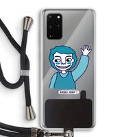 Zwaai: Samsung Galaxy S20 Plus Transparant Hoesje met koord