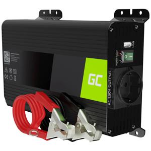 Green Cell INVGC05 netvoeding & inverter Auto 300 W Zwart