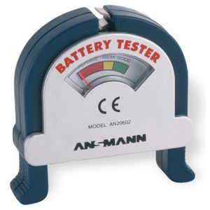 Ansmann 4.0000.01 vermogen / batterij tester Wit