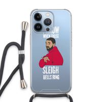 Sleigh Bells Ring: iPhone 13 Pro Transparant Hoesje met koord