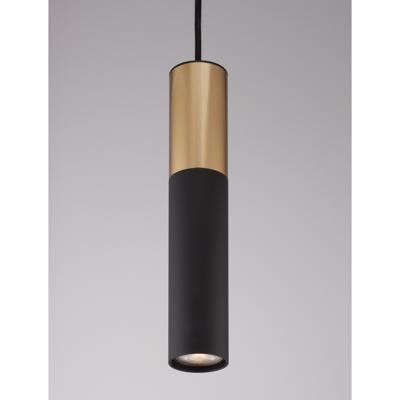 Lyora HanglampPongo M enkel 30cm goud met zwart - 9911523