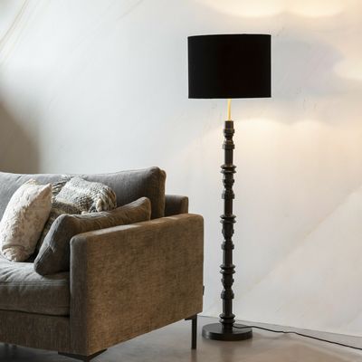 Zuiver Vloerlamp 'Totem' 148cm, kleur Zwart