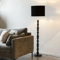 Zuiver Vloerlamp 'Totem' 148cm, kleur Zwart