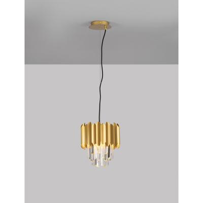 Lyora HanglampMagnolia goud en kristal Ø 25cm - 9824071