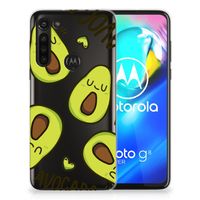 Motorola Moto G8 Power Telefoonhoesje met Naam Avocado Singing - thumbnail