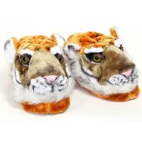 Kinder dieren pantoffels tijger S (34-36)  -