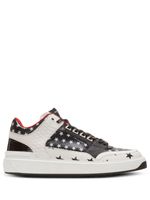 Balmain baskets mi-montantes B-Court en cuir - Noir