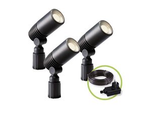 Garden lights alder set spot 12 v 3 st. 120 lm 2 w 3000 k - Velleman